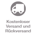 Kostenloser Versand und Rückversand