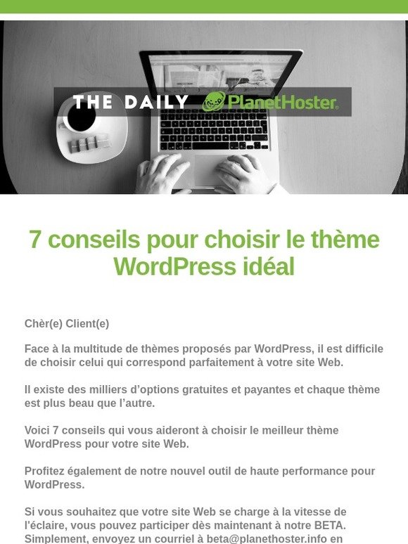 7 conseils pour choisir le thème WordPress idéal