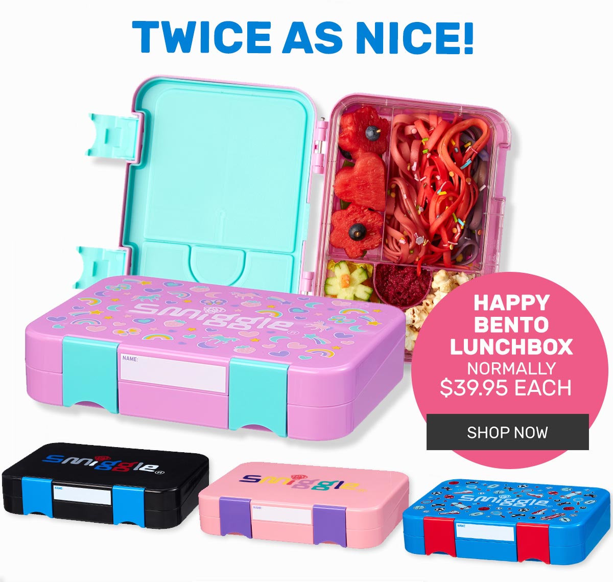 Spider-Man Happy Large Bento Lunchbox - Smiggle Online