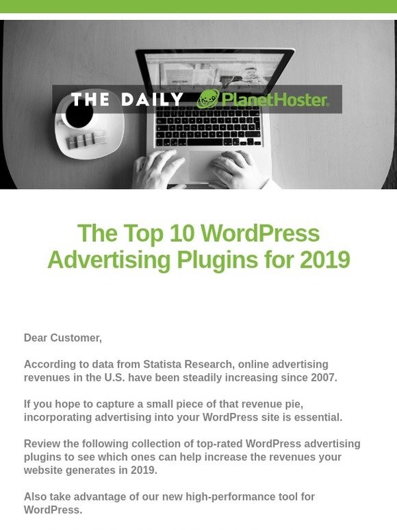 The Top 10 WordPress Advertising Plugins for 2019