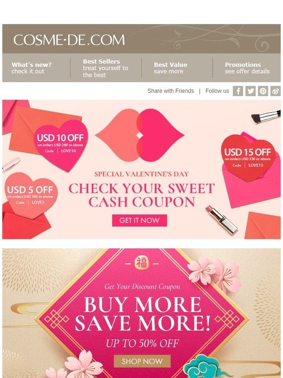 Sweet Cash Coupon USD 15 OFF ● Shop Now>>