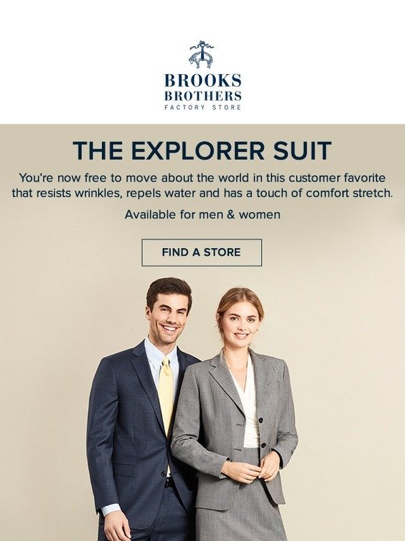 brooks brothers explorer suit