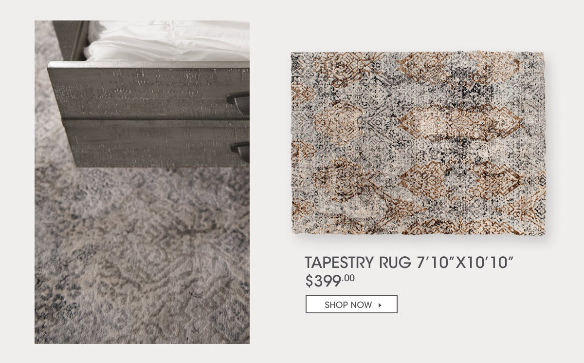 Tapestry Rug 7'10''x10'10'' $399.00  | SHOP NOW >