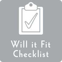 Will it Fit Checklist