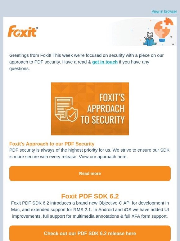 Foxit's Approach to PDF Security 🔒