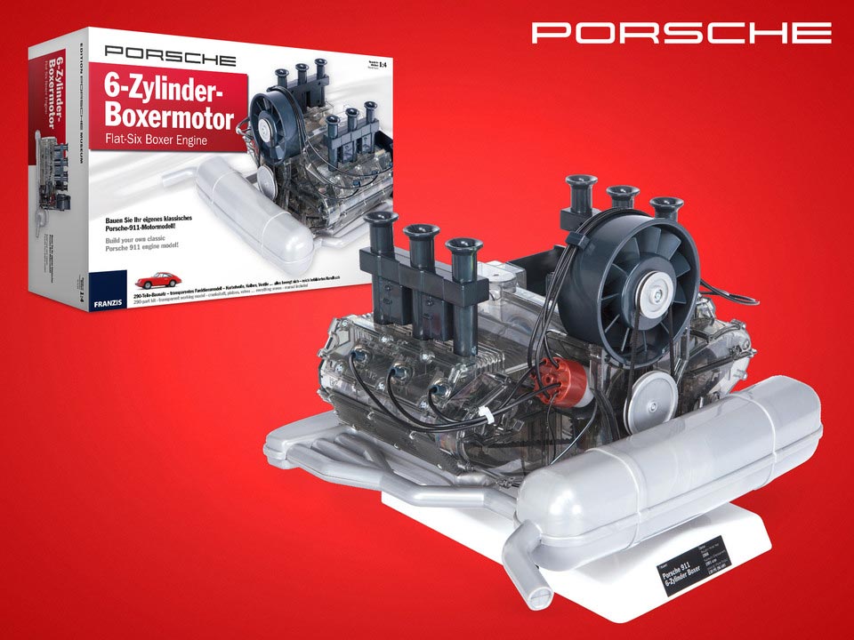 Porsche 6-cylindrig Boxermotor Byggsats