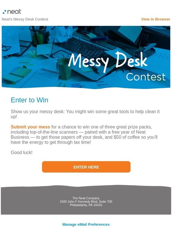 Show Us Your Messy Desk!