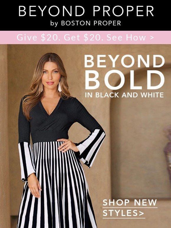 Boston Proper: Black, White \u0026 Beyond 