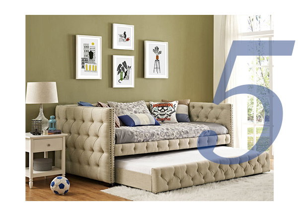 ELEMENTS INTERNATIONAL Janell Daybed - Natural