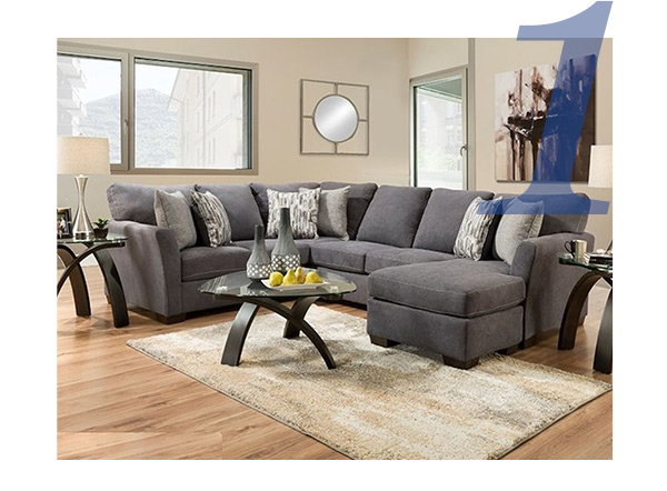 UNITED 2-Piece Cruze Living Room Collection