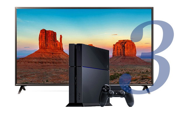 LG  65” Class (64.5" Diag.) Smart 4K UHD TV & PlayStation 4 Bundle