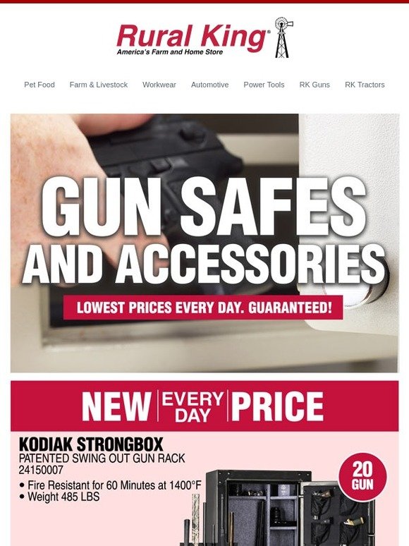 Rural ⭐ Sweet Deals on Gun Safes ⭐ Milled