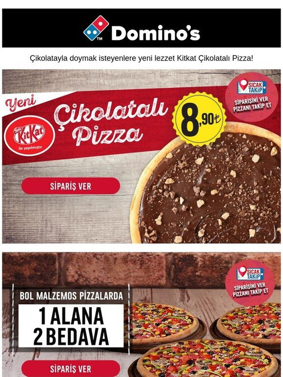 dominos cps 📢 Yeni KitKat Çikolatalı Pizza 8,90 TL, İlk Sen Dene