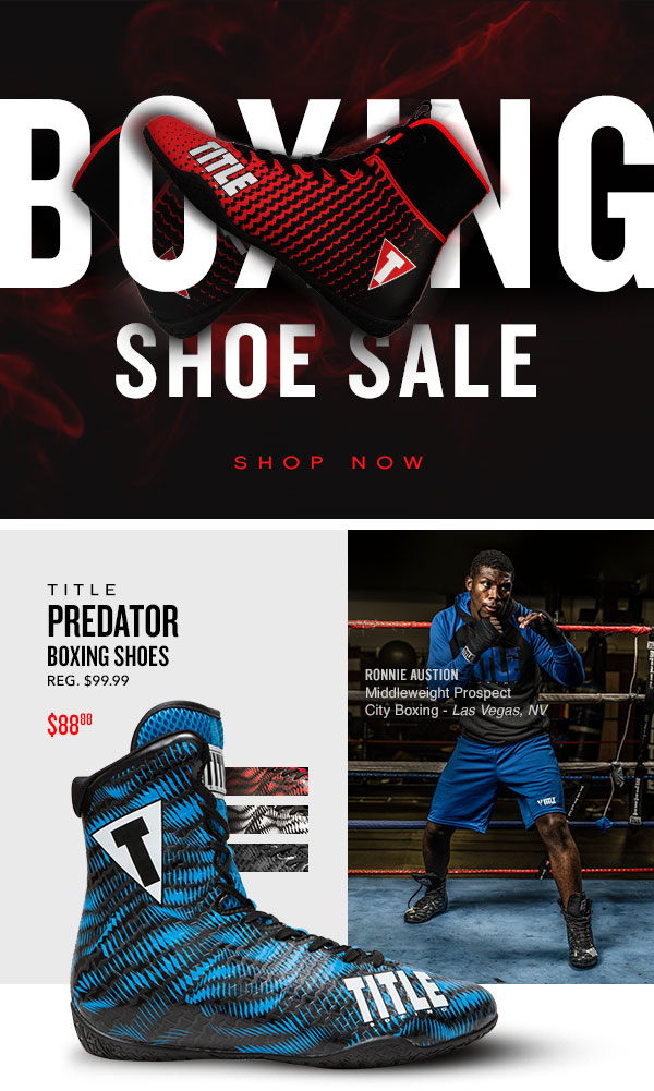 Title predator hot sale boxing shoes