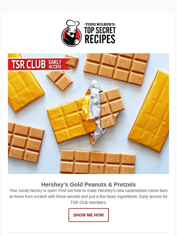 Top Secret Recipes, Inc.: NEW: Hersheyu0027s Gold, Capital Grille 