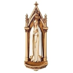 Our Lady of Fatima Holy Water Font
