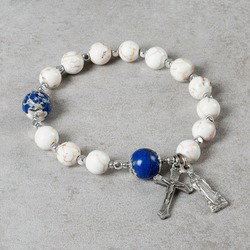 Our Lady of Lourdes Rosary Bracelet
