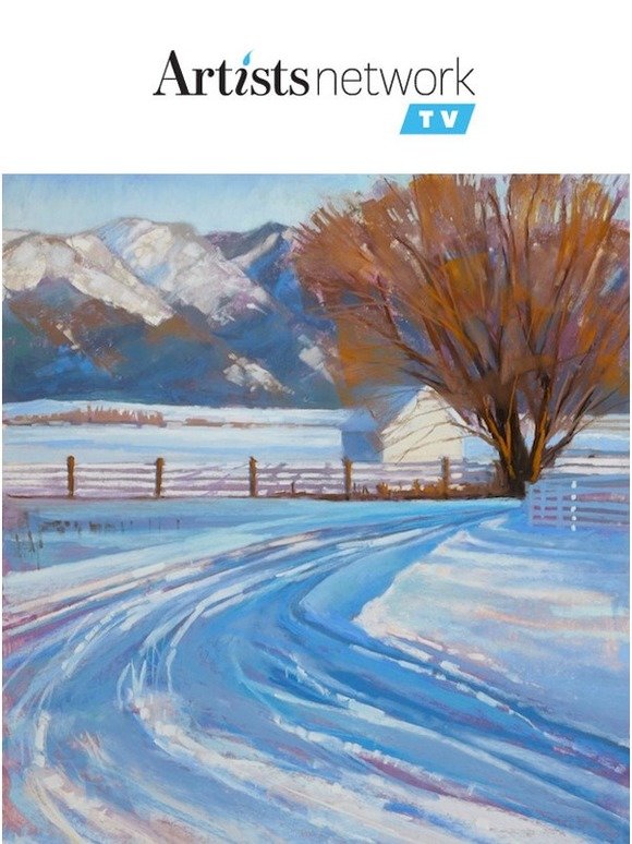 Artists Network: 9 Painterly Ways to Capture the Beauty of Snow! | Milled