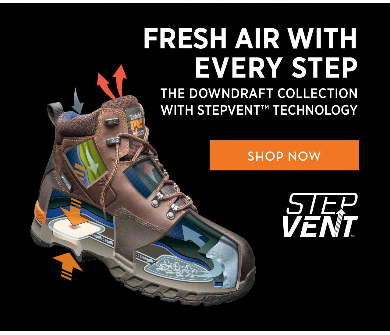 timberland pro step vent