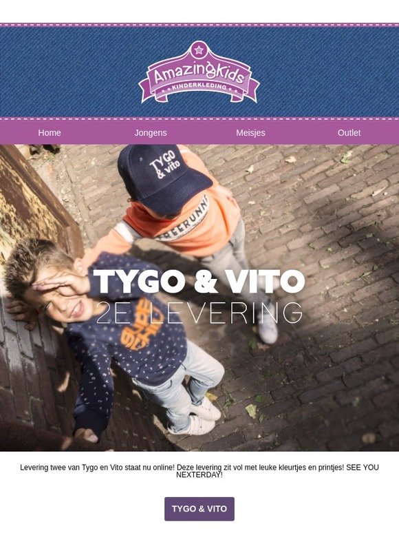 Nieuwe collecties van Tygo&Vito, Funky XS én Name It