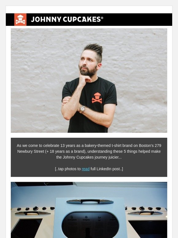 Johnny Cupcakes, Inc. 5 things I learned on my brand journey Milled