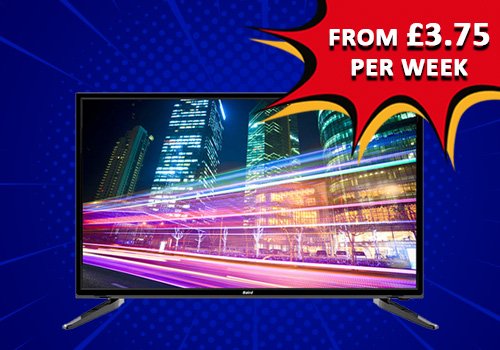 Televisions from £3.75 per week