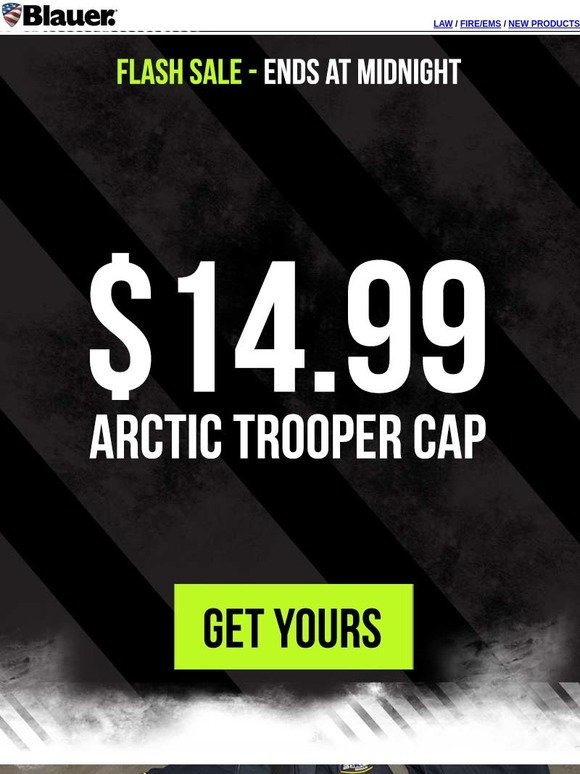 FLASH SALE: $14.99 Arctic Trooper Cap 