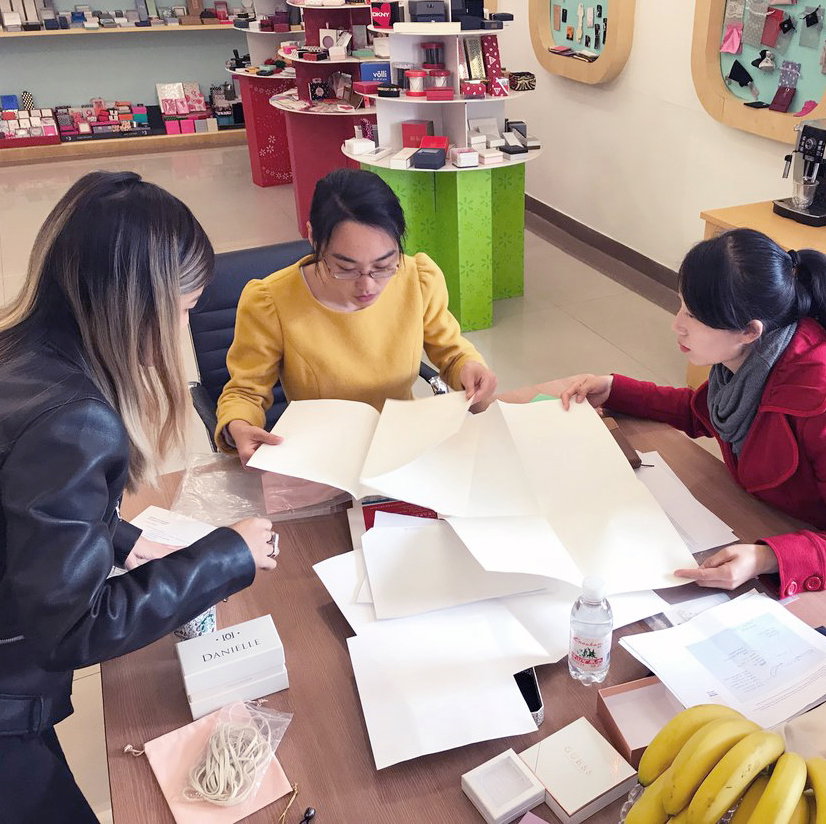 Our Qingdao team at work