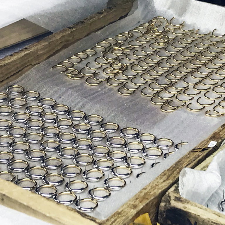 Process of our Ossie Ear Jacket production