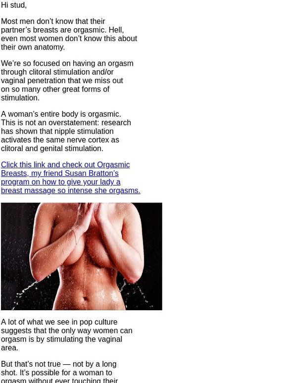 Nipple Stimulation Orgasm