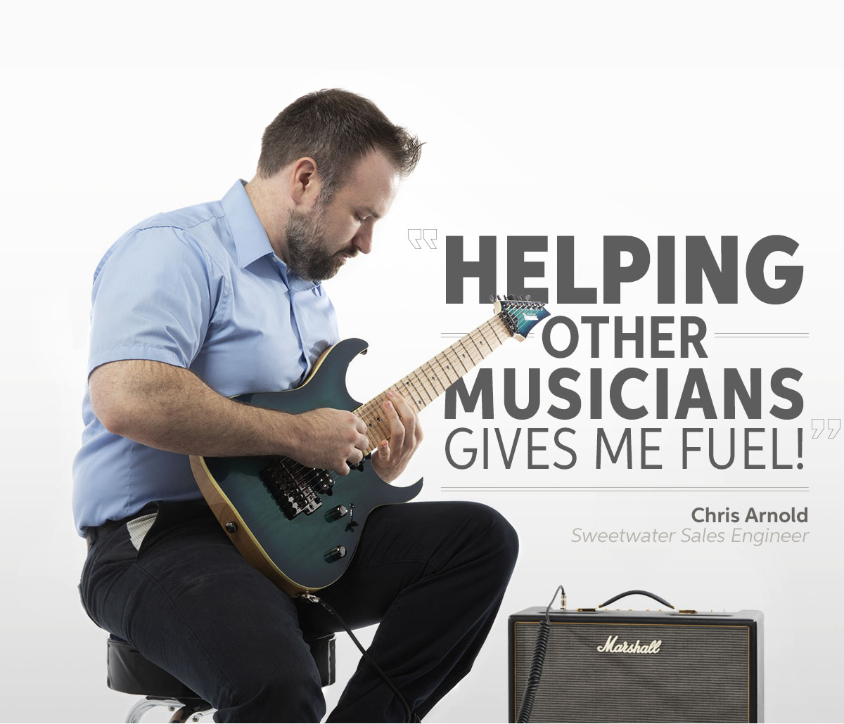 Sweetwater Sales Engineer Chris Arnold