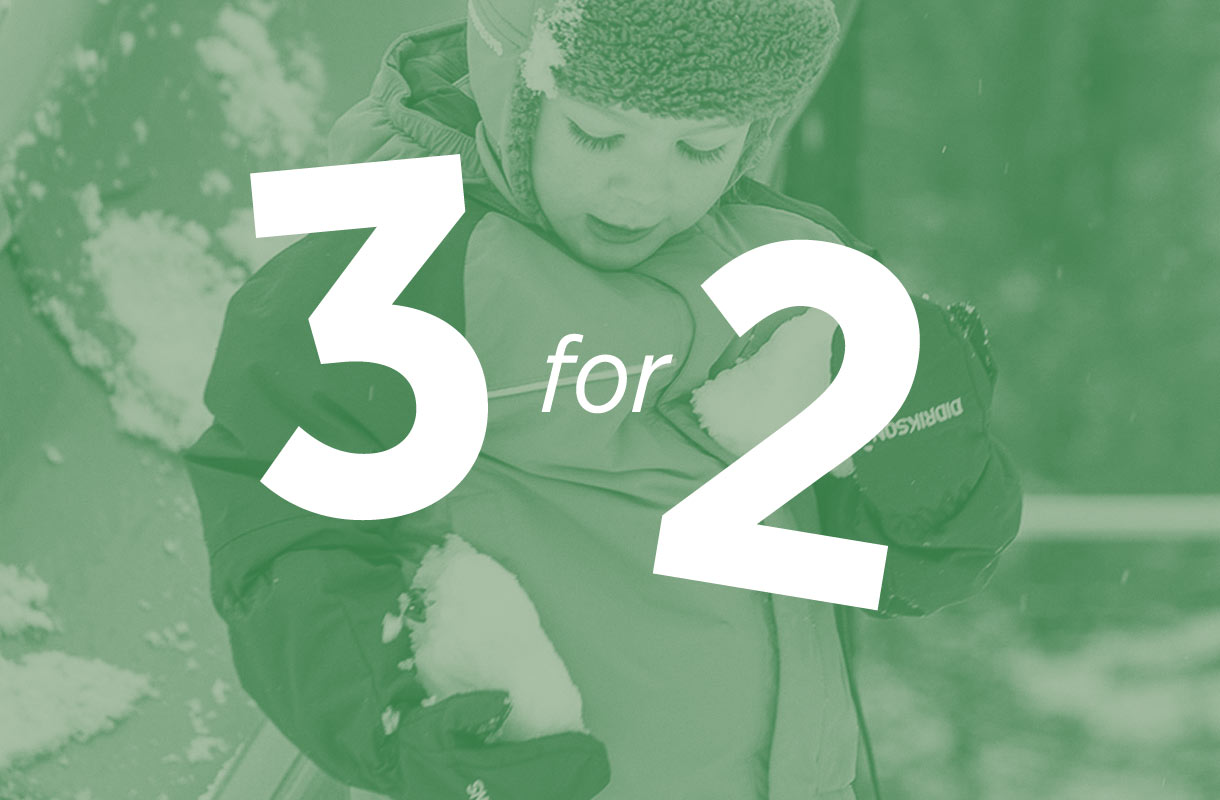 3 for 2 på ullplagg og tilbehør