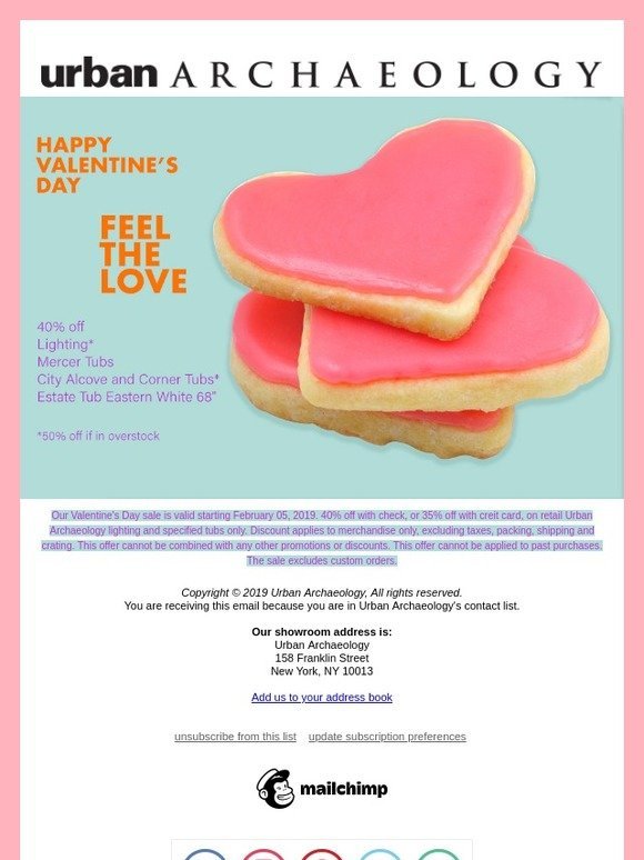Happy Valentine's Day Sale - Feel the Love