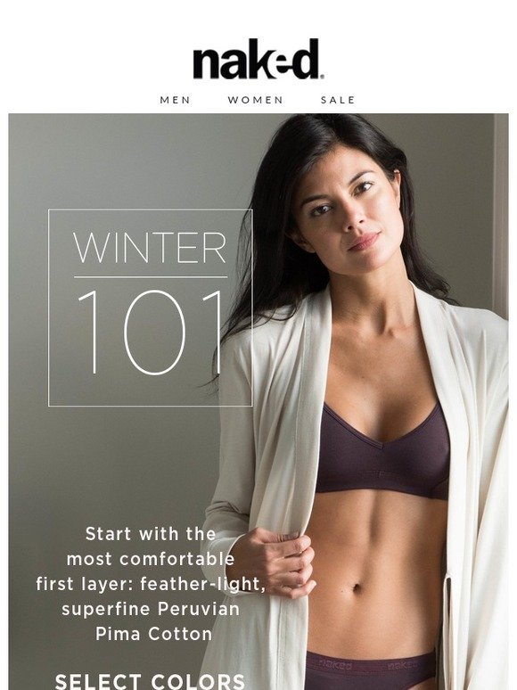 Peruvian Pima Cotton: Feather-light & Super Soft Under All Your Winter Layers.