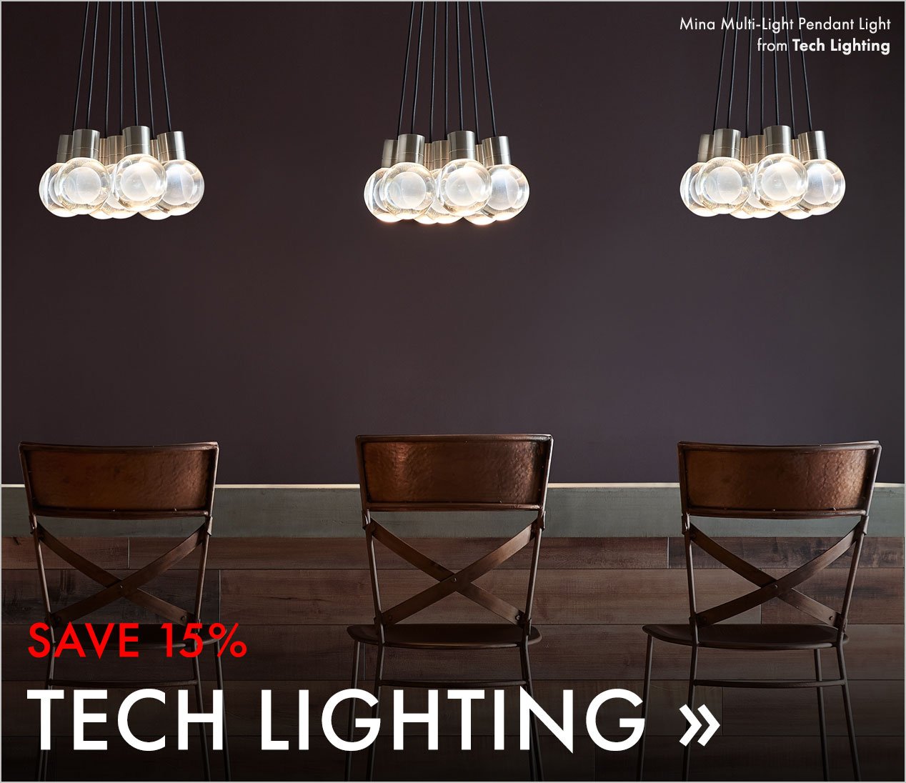  Save 15%. Tech Lighting.