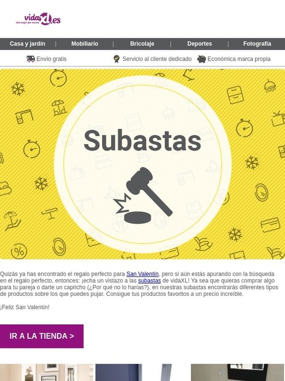 Prueba suerte en nuestra subasta del día de San Valentín