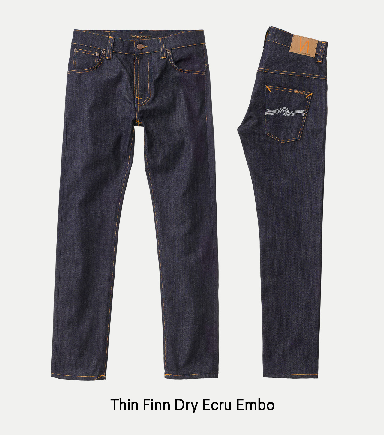 Nudie Jeans Co: In Focus: Thin Finn Dry Ecru Embo | Milled