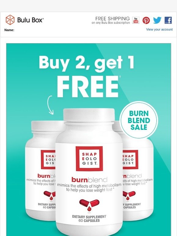 Buy 2, Get 1 Free! ALL. WEEKEND. LONG.