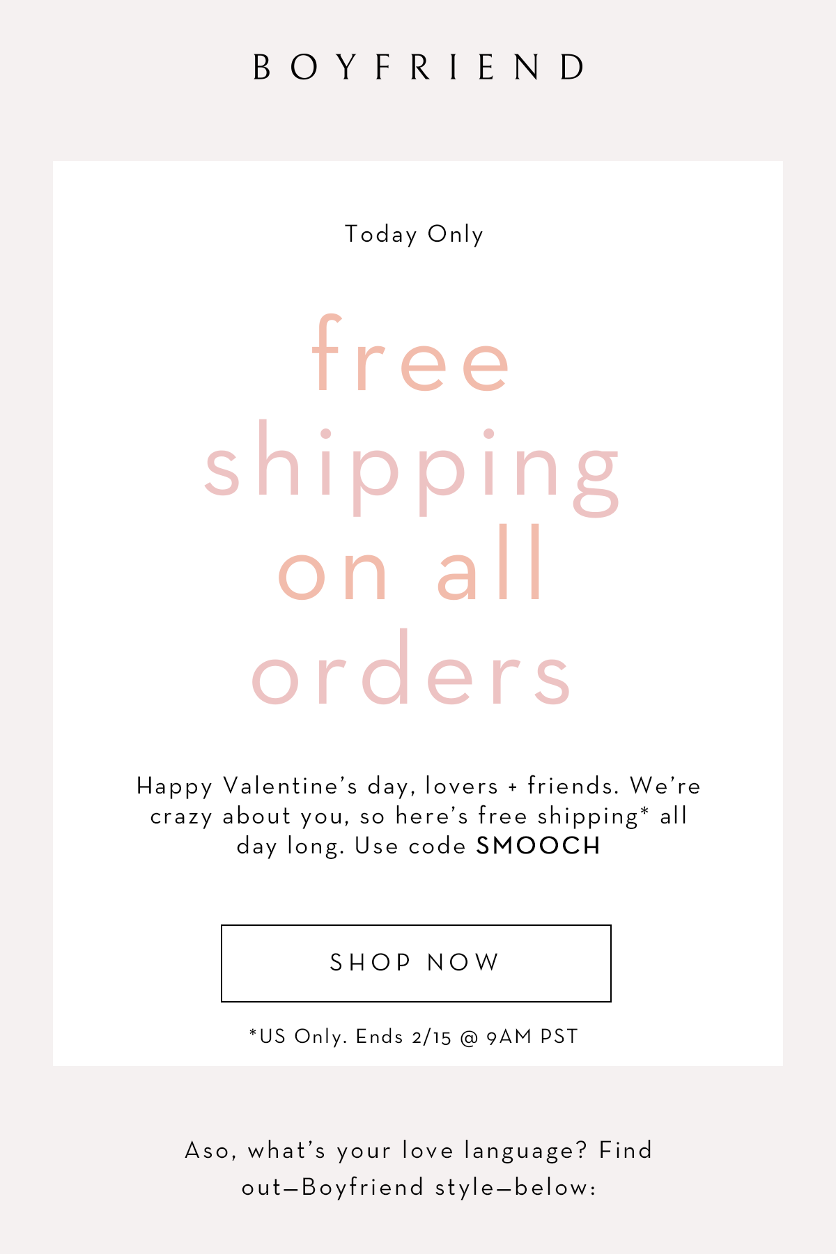 Boyfriend : Wake up it's your Boyfriend on Valentine's Day with FREE  Shipping ❤️ | Milled