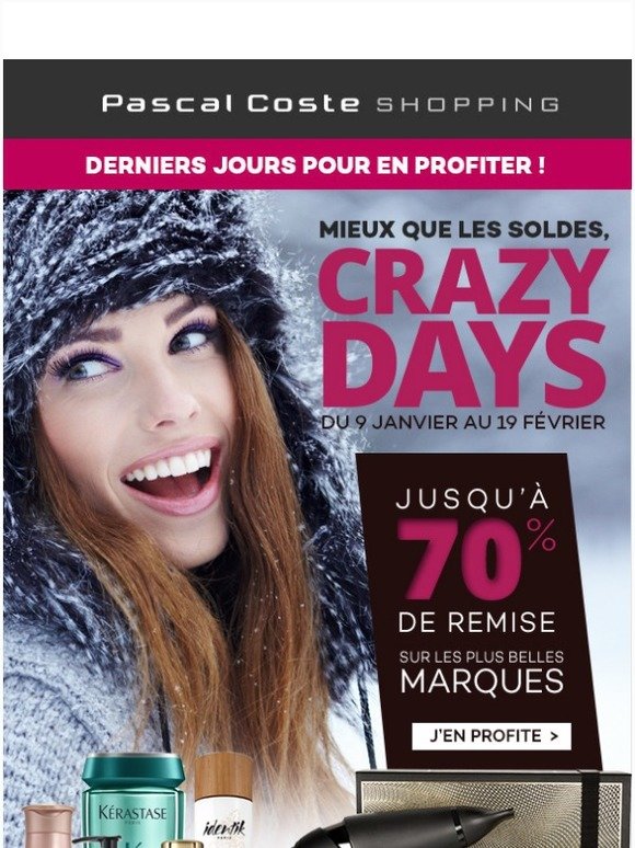 code promo pascal coste 2019