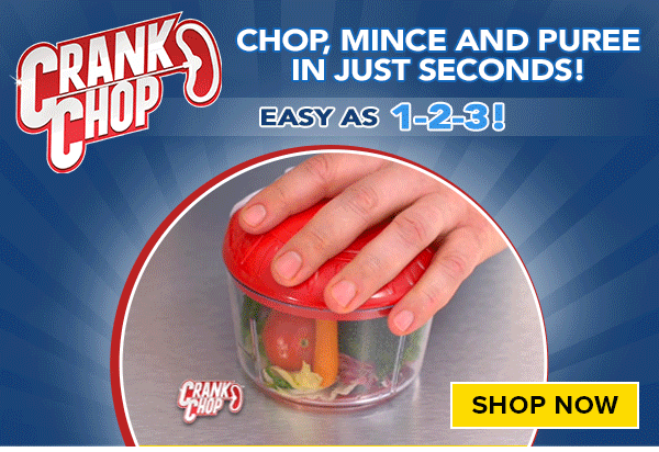 BulbHead: Speed Up Dinner Prep with Crank Chop®!
