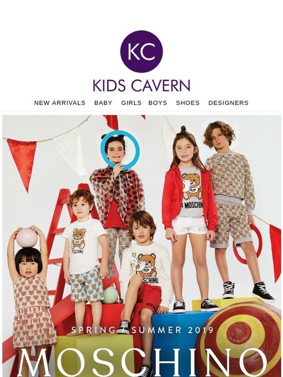 Kids Cavern: NEW Moschino SS19 🌞 | Milled