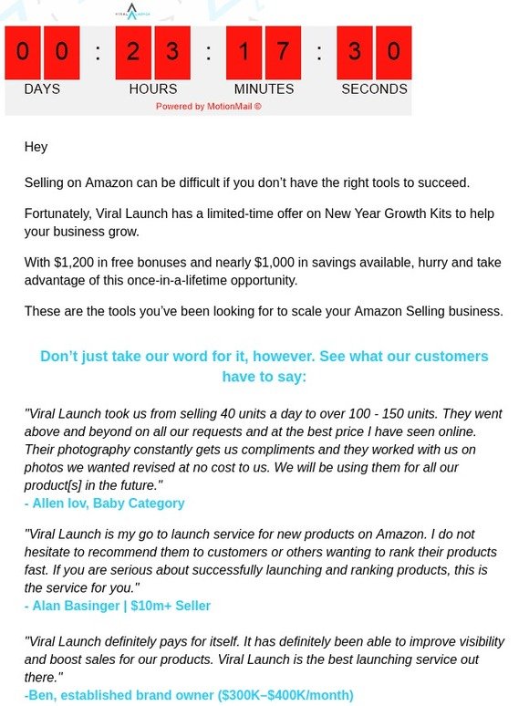 We’ve Helped These People Succeed On Amazon So Why Not You?
