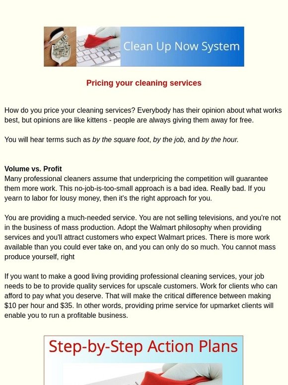 Start A Cleaning Business How do you price your cleaning services