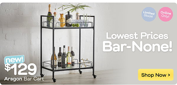 Shop the Aragon Bar Cart