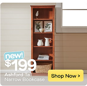 Shop the Ashford Tall Narrow Bookcase