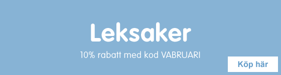 Leksaker 10% med kod VABRUARI
