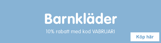 Barnkläder 10% med kod VABRUARI