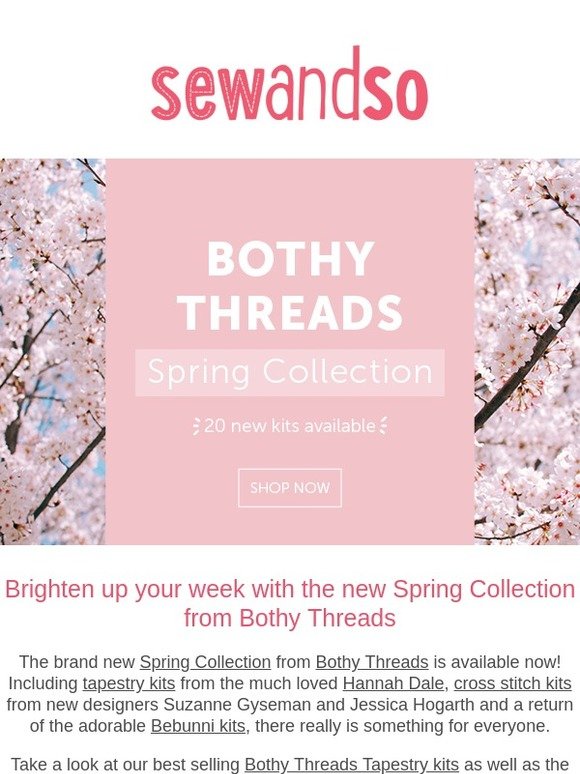 Just Arrived: Spring Collection from Bothy Threads