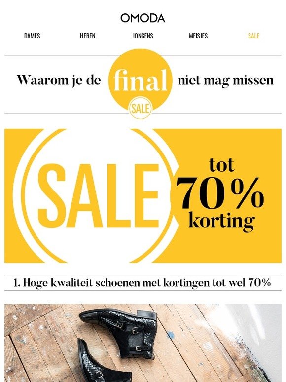 Sale bij Omoda - Outletfashionshop.nl